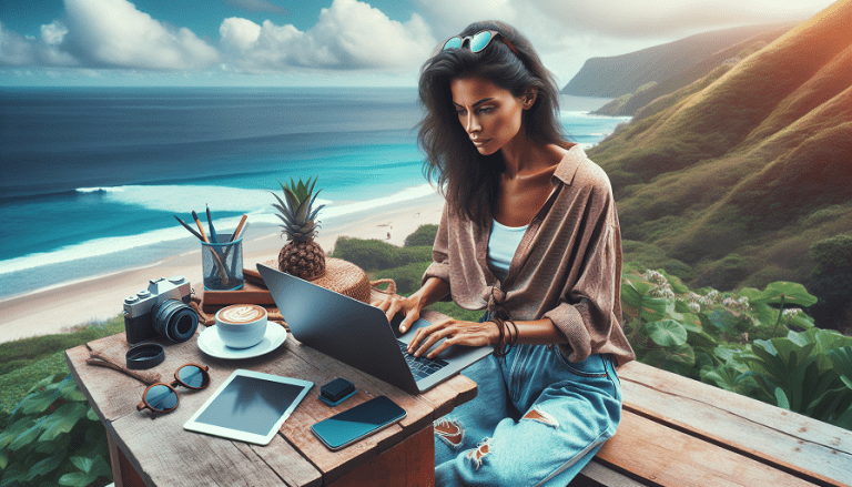 work travel staying productive