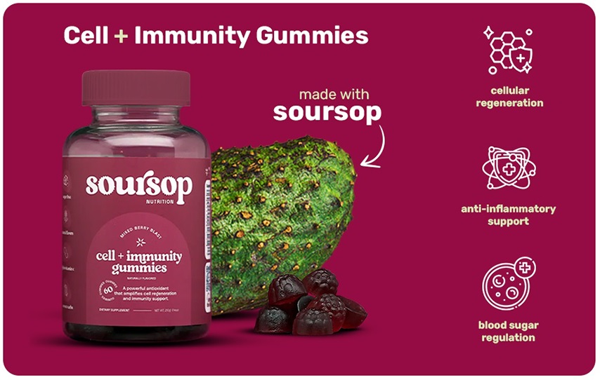soursop nutrition gummies