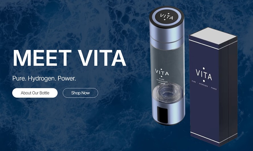 vita hydrogen water bottle
