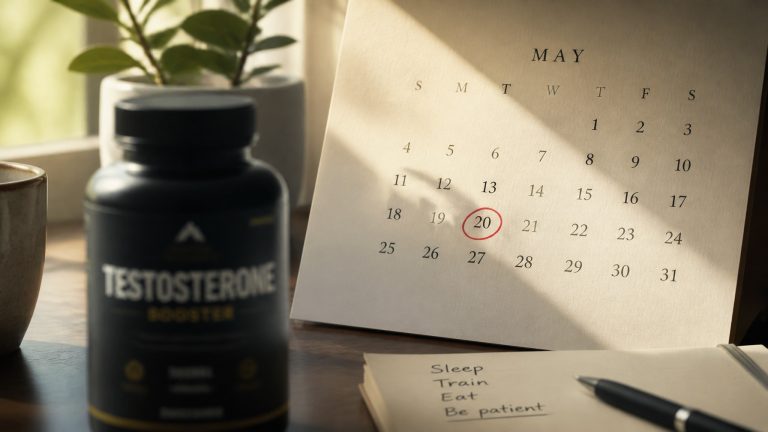 timeline for testosterone supplement to work