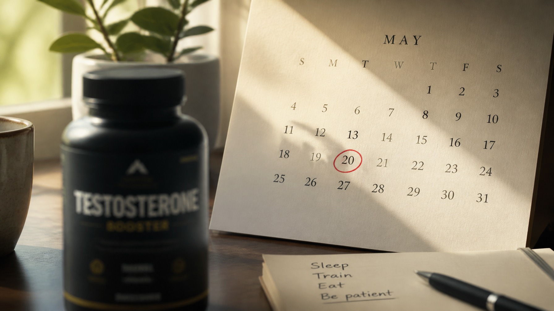 timeline for testosterone supplement to work